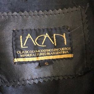 Leather trench coat made in argentina